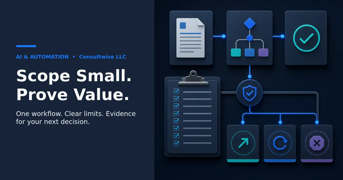 AI Agent Pilot Checklist: 10 Steps for Small Teams