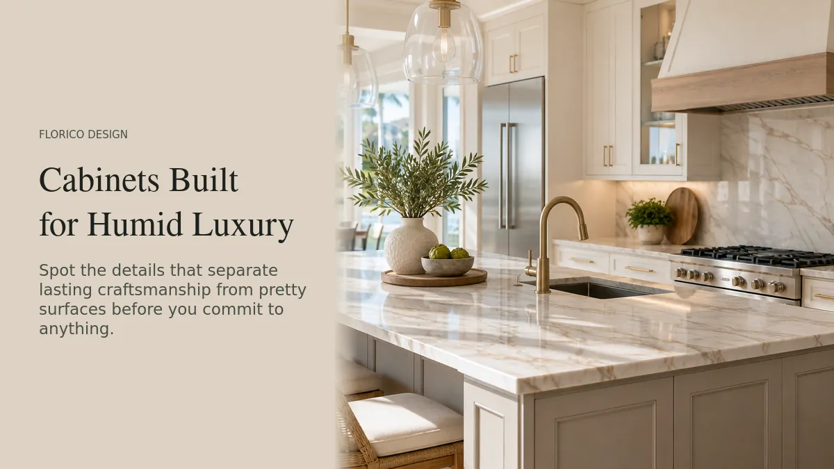 How to Choose Custom Kitchen Cabinets in Coconut Creek, Florida for Quality, Luxury, and Style